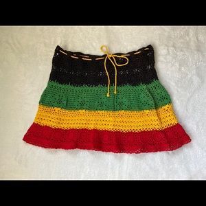 Crochet Rasta Skirt